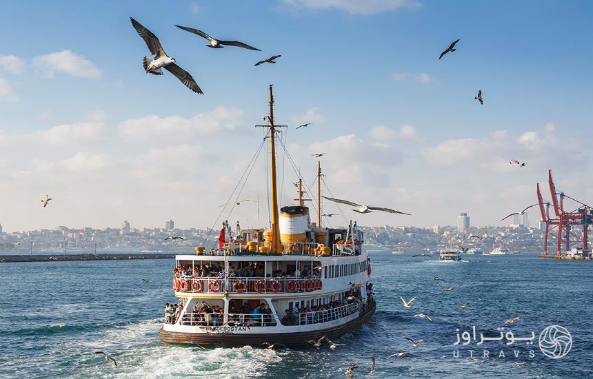 قایق‌سواری در محله ببک استانبول